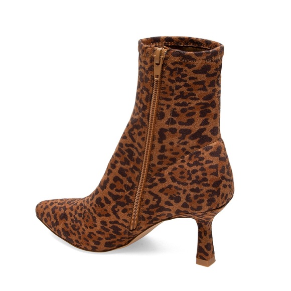 NWT SILENT D AUDRY Boot Tan Leopard - Picture 3 of 15